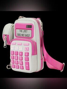 LoungeFly Mean Girls Calculator Mini Crossbody Bag - The Limit Does Not Exist